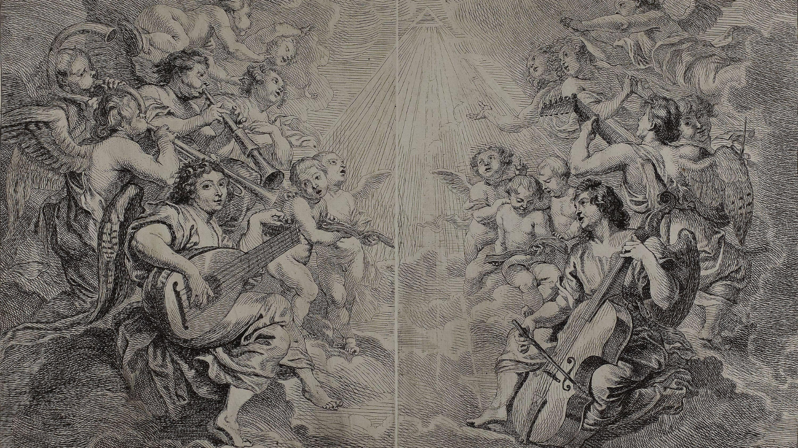 Angels Making Music 1645–1655, by Cornelis Schut 